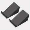 2Pcs Raised Angle Audio Equipment Riser 3D Printed Speaker Holder Soundbar Stand Base  Accessories