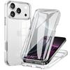 Protective Case - BOOLING - iPhone 17 Pro Max - Shockproof - Transparent - Silicone+PC