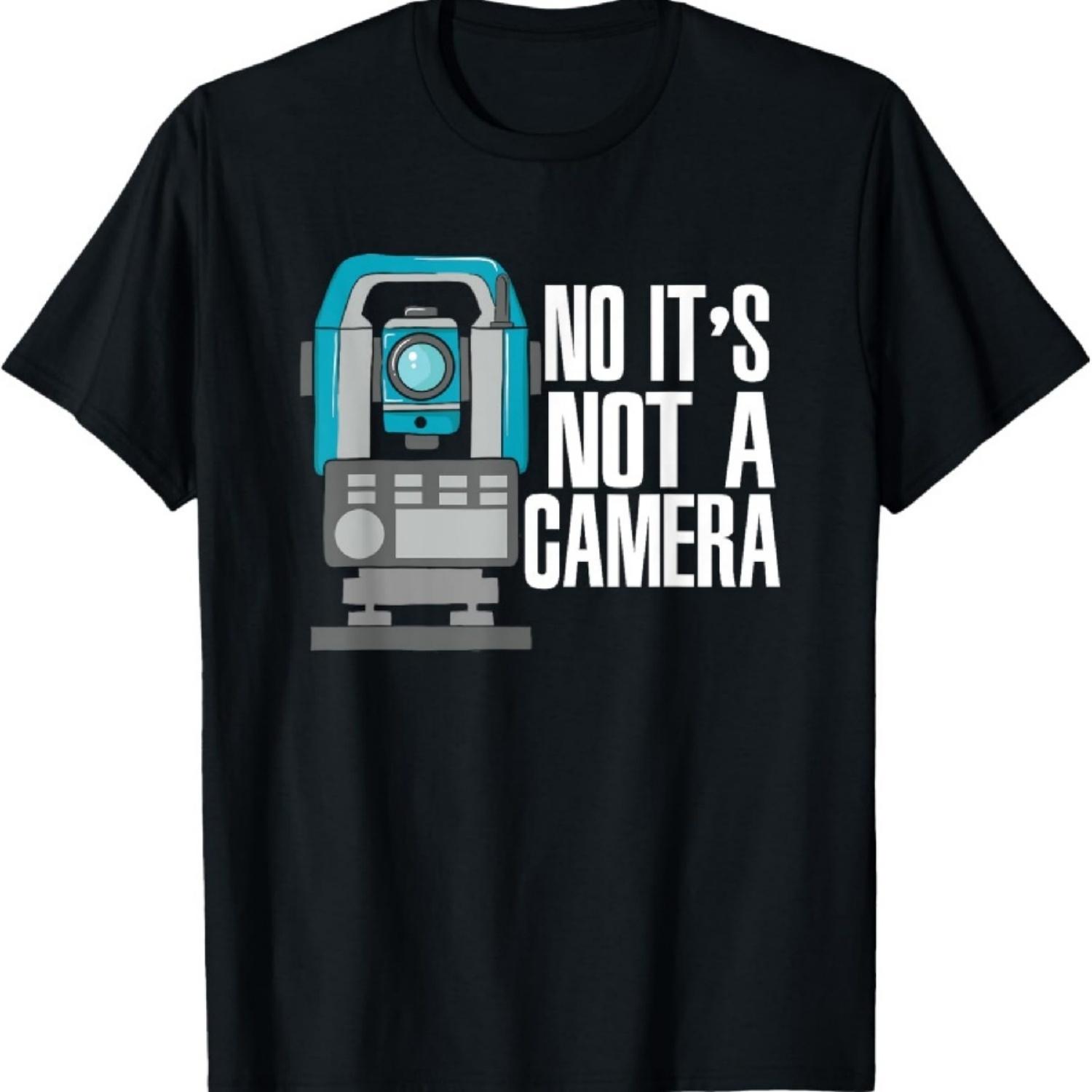 Футболка Геодезиста Нет, Это Не Камера S чёрный