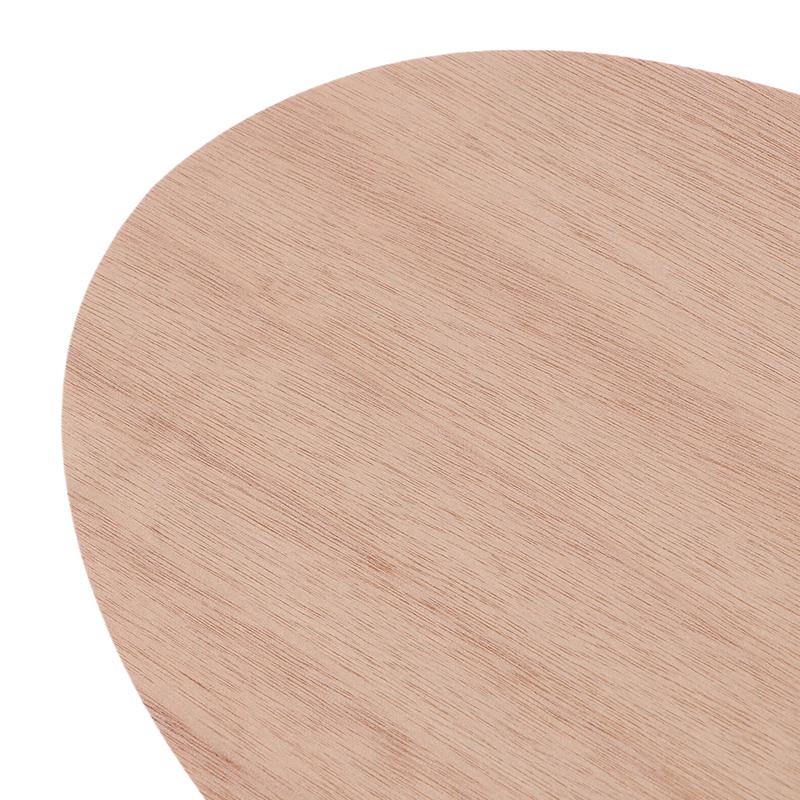 Holzfarbpalette mit Daumenloch Holzmalpalette Farbmischung Oval Quadrat Ölfarbpalette Aquarellpalette