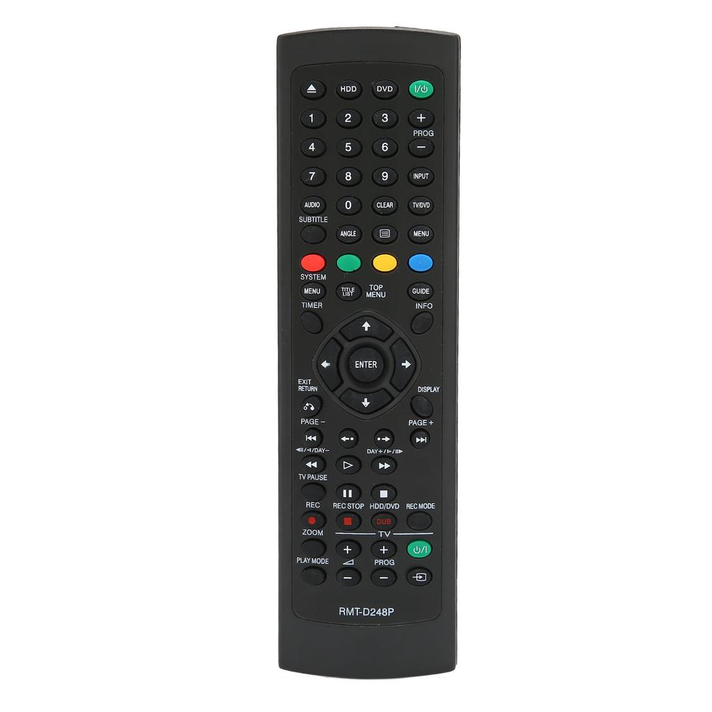 Remote Control Multi Functional Replacement DVD HDD Recorder Remote for RMTD248P