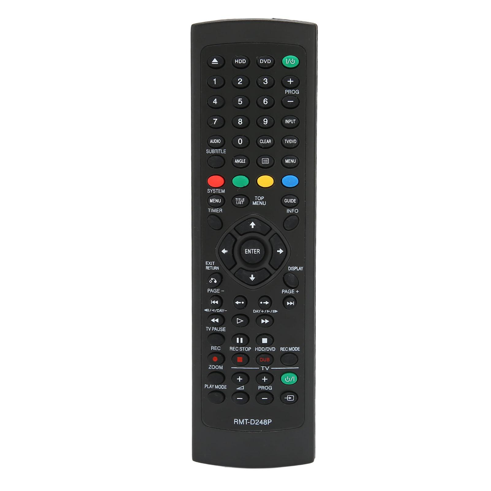 

Remote Control Multi Functional Replacement DVD HDD Recorder Remote for RMTD248P
