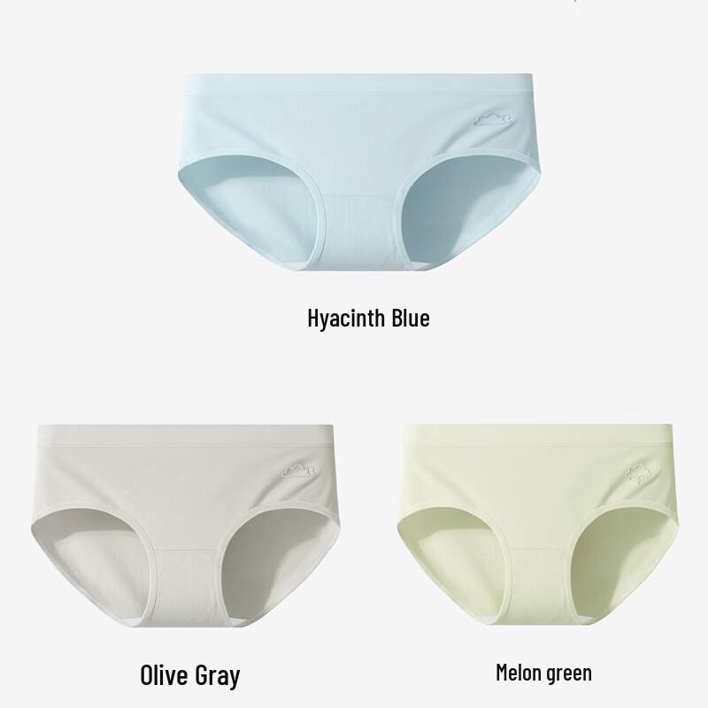 

Palmspeak Bear Women s 50s Cotton Seamless Mid-Waist Briefs