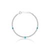 Lunne Silver 925 Breeze Turquoise Point Bracelet #Lsb24