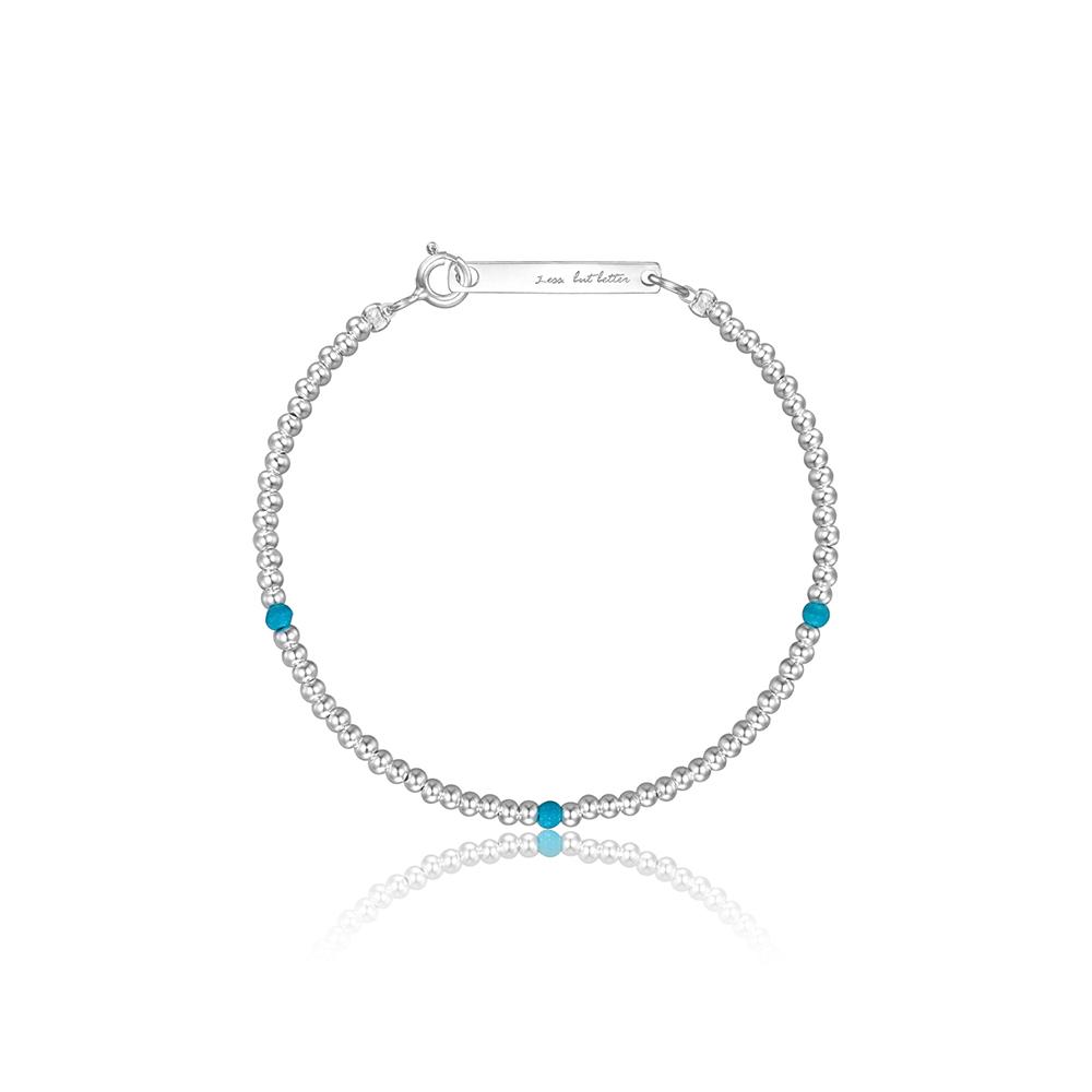 Lunne Silver 925 Breeze Turquoise Point Bracelet #Lsb24