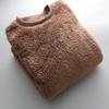 Autumn Winter KPOP Fashion Style Harajuku Slim Fit Tops Loose Casual All Match Outerwear Insert O Neck Plush Thickening Sweaters