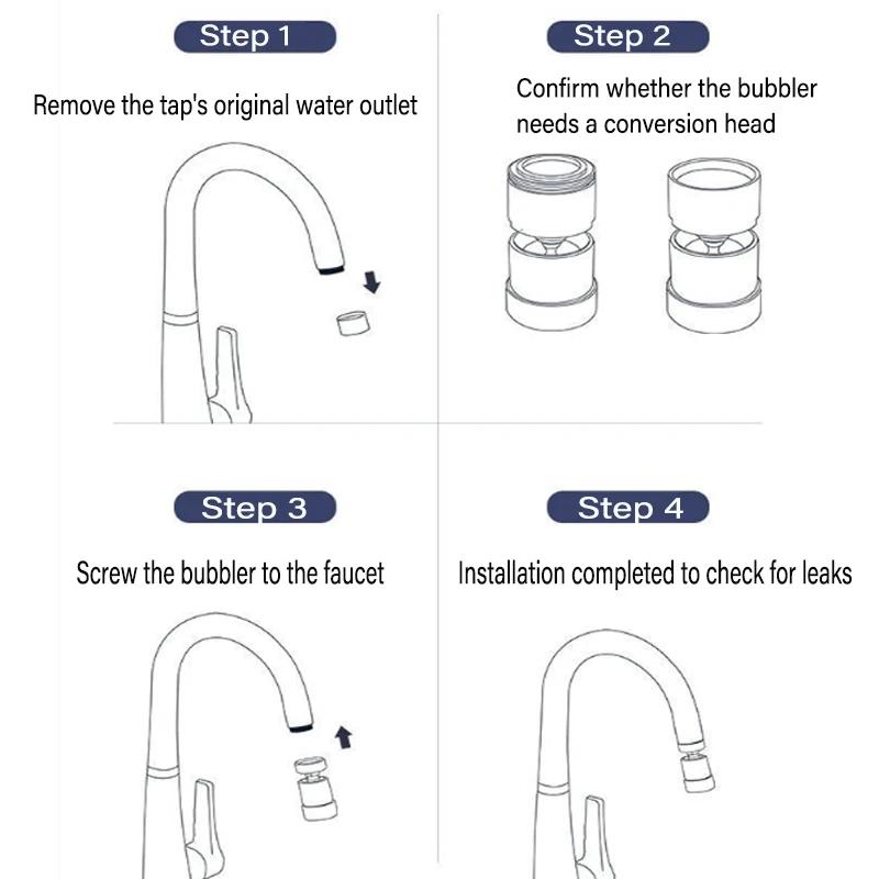 Creative Faucet Extender LED Temperature Sensor 3-Color Light-up Faucet Kitchen Bathroom Glow Water Faucet Tap Nozzle Shower