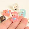 10Pcs Multicolors Cat Animal Miniatures Resin Ornaments Fairy Garden Decoration Micro Landscape