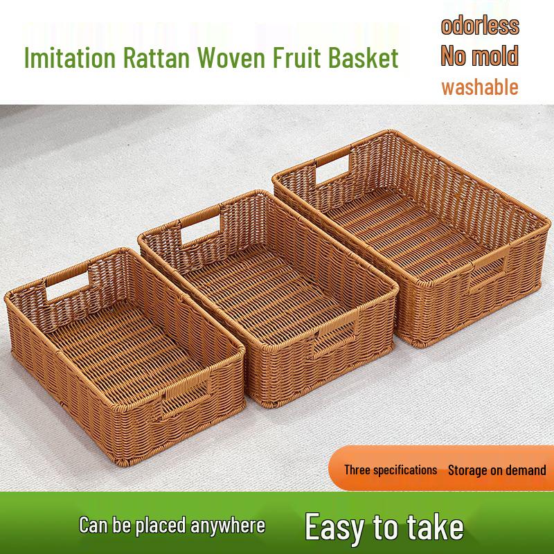 Geflochtener Kunst rattan Aufbewahrungskorb für TV-Schrank oder Supermarkt-Display