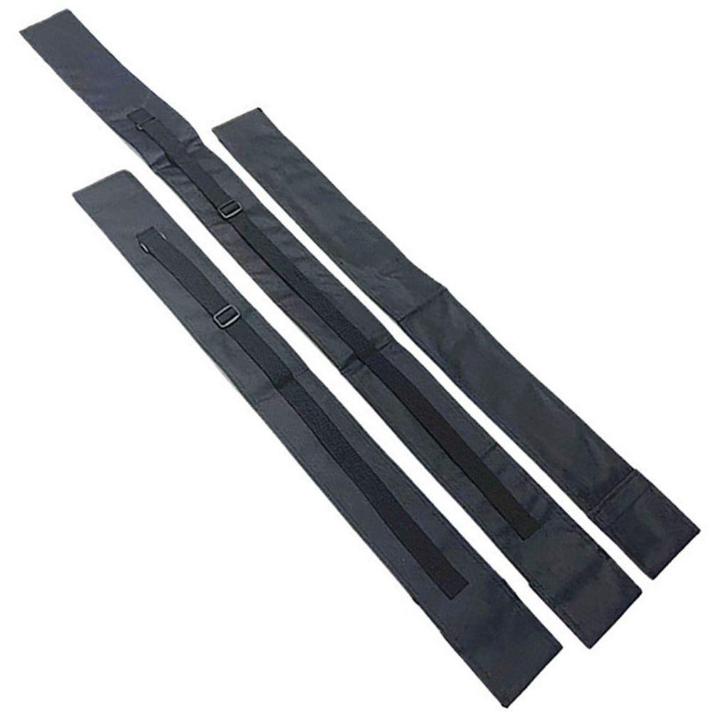 1/2 or 3/4 Split Billiard Cue Storage Bag Adjustable Foldable Billiard Cue Dust Cover Wear-resistant Anti-scratch