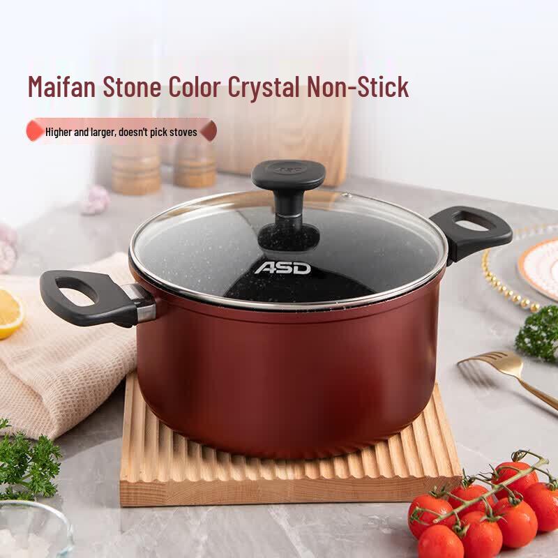 ASD Crystal Stone Non-stick Soup Pot