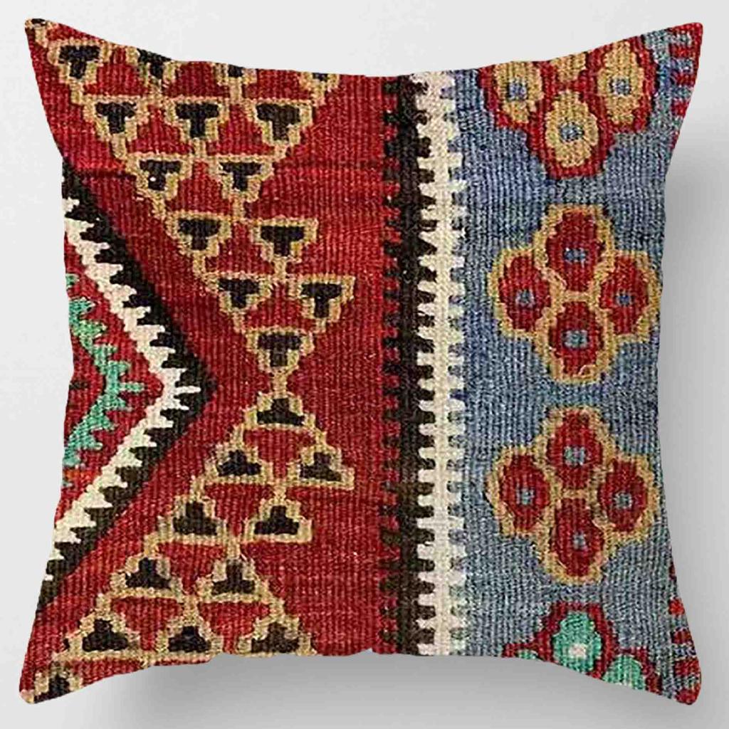 Bohemian Pillowcase Home Decor Polyester Comfortable Seat Cushion Geometric Cushion Family 45* 45cm Pillowcase