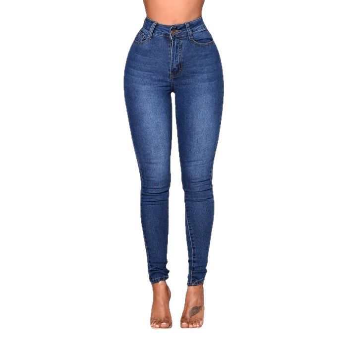 2026 New Fashion Casual Simple Pants for Women Slimming Stretch Denim Pencil Pants
