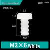 Vite in Nylon PA66 a Testa Tonda - M2, M3, M4, M5, M6, M8 Bullone di Fissaggio in Plastica