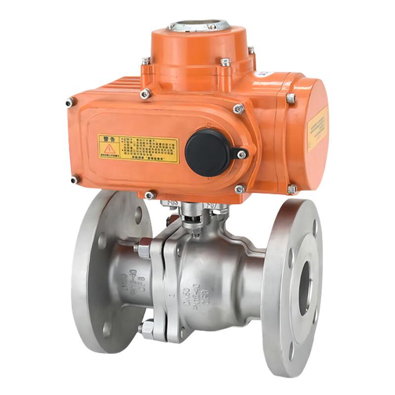 304 Stainless Steel Electric Flanged Ball Valve, High Platform Switch, Q941F-16P
