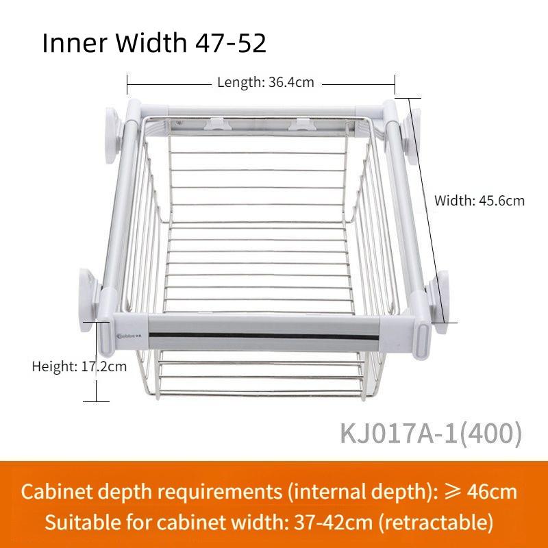 Closet Pull-out Basket Drawer Cloakroom Wardrobe Built-in Stretchable Pants Rack Household Multi-Layer Clothes Storage Rack