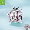 S925 Sterling Silver Lucky Ladybug Beaded Accessories, Summer Little Insect Diy Bracelet Beads Loose Beads