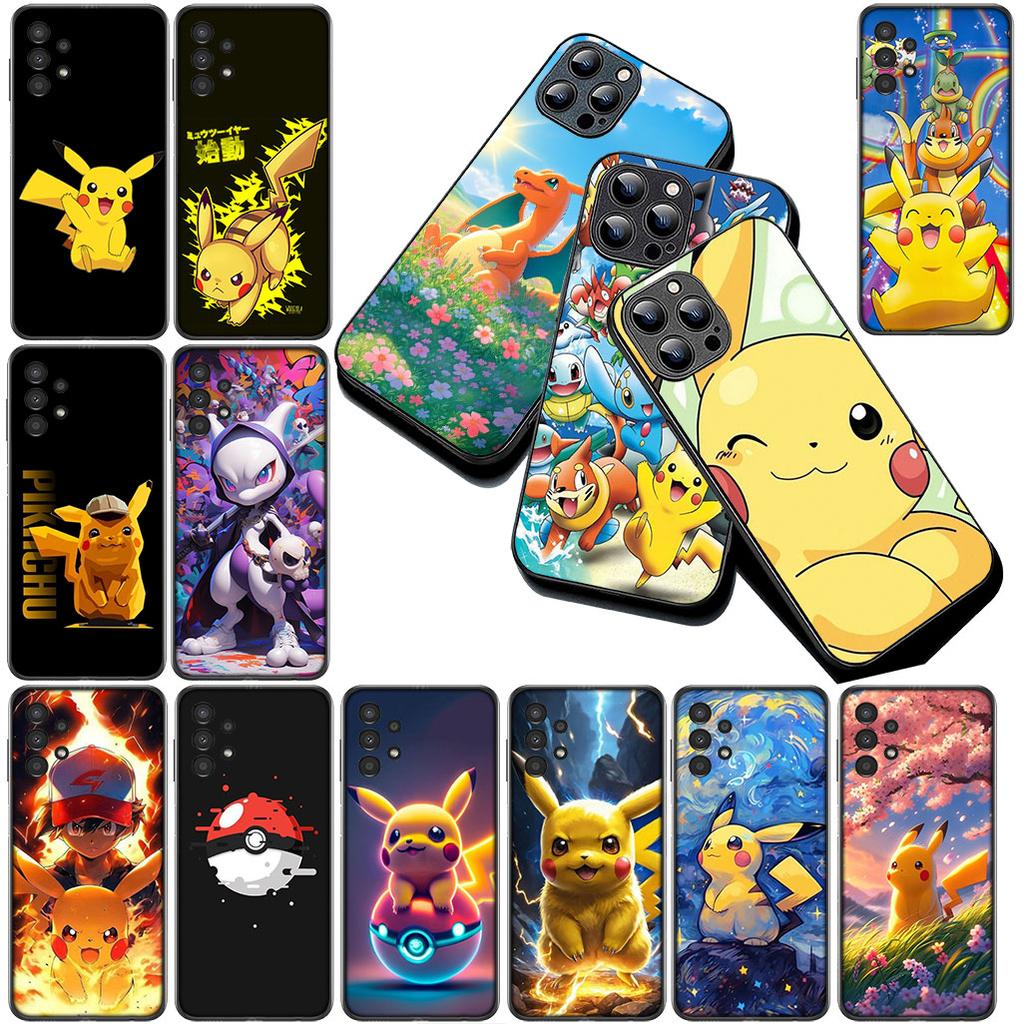 Casing for Apple iPhone 17 Pro XS Max Air 6 7 8 Plus 5 + SE 2022 SE2 16E Phone Cover Soft Case Cartoon P-Pokemons GO P-Pikachus