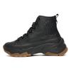 Chunky High Artificial Leather Cushioning Slip Resistant Height Increasing 3ASHU4116-50BKS