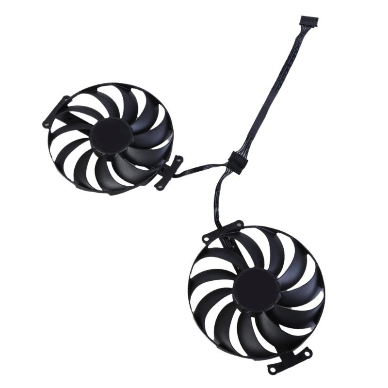2Pcs T129215SU 95mm 7Pin Video Card Cooling Fan For RTX3070 Graphics Card Coolers Fan Accessories Replacement
