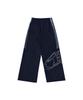 BORN TO WIN Reflective Line Big Symbol Wide Pants [Navy]