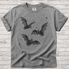 Bat Moon T Shirt | Gothic Bat Shirt with Celestial Stars, Witchy Night Sky Graphic Tee, Occult Nature Shirt, Dark Cottagecore Top