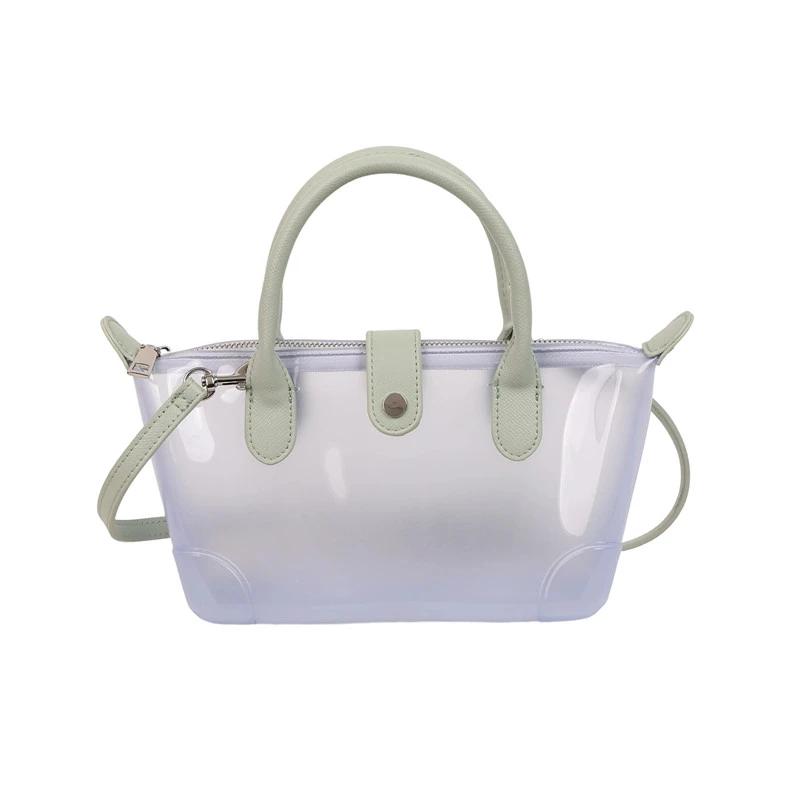 Fashion Candy Semi-transparent Women's Shoulder Bags Summer Hot Sale Advanced Sense Versatile Large Capacity Crossbody Bag