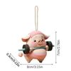 Interesting Acrylic Piglet Tag, Car Key Tag,Fashion Funny Pig Decorative Pendant Decoration,1 Pc Best Gift For Friends