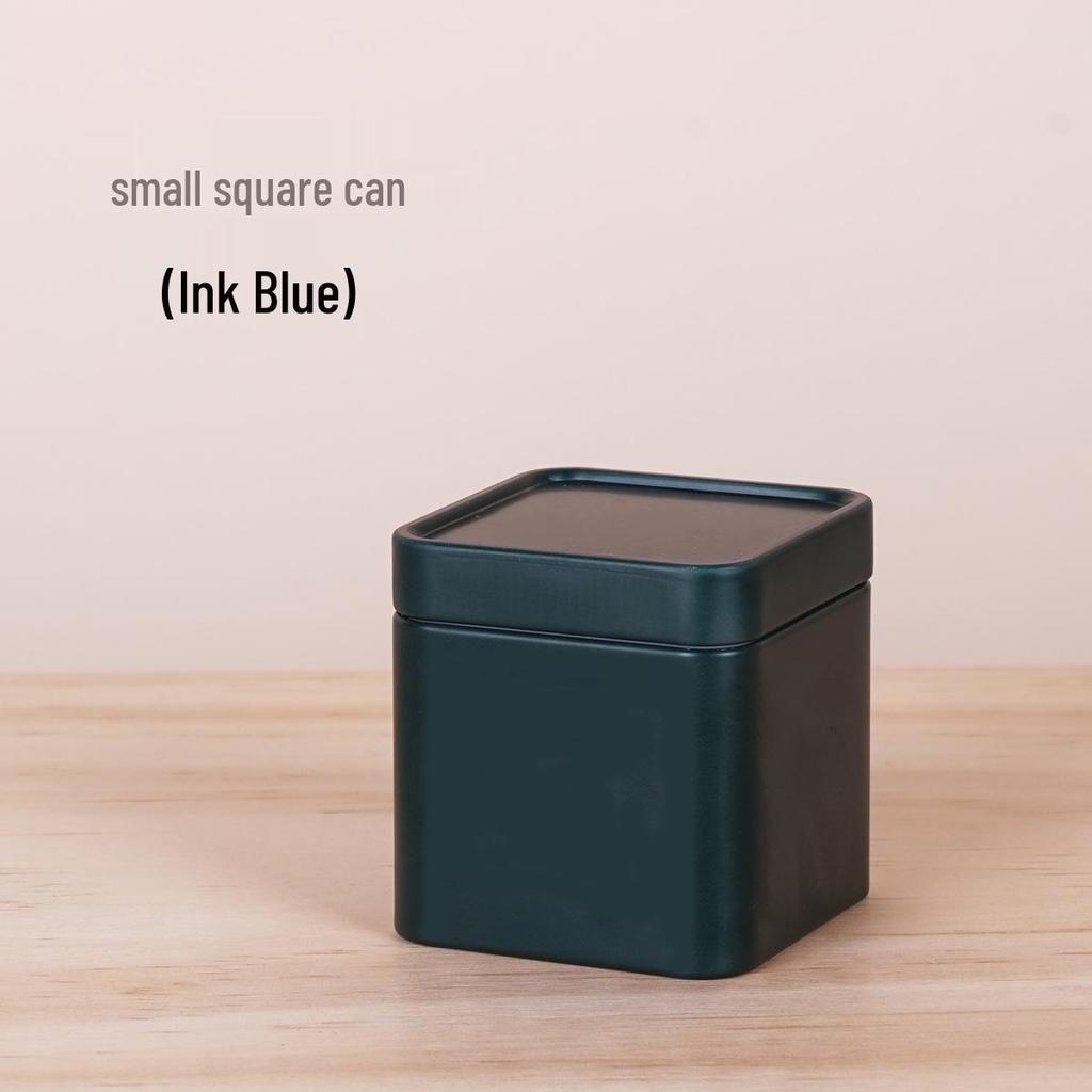 Mini Universal Tea Tin - Square Metal 10g Packaging for Black & Green Tea