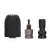 Keyless Design Self Tighten Drill Chuck 1/2in 20UNF Thread Drill Chuck Adapter  for Impact Wrench