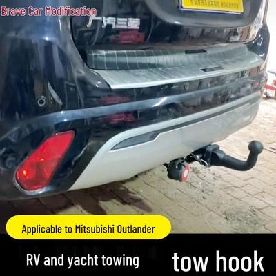 Mitsubishi Outlander Rear Bumper Thickening Trailer Hitch Hook for RV/Yacht Towing