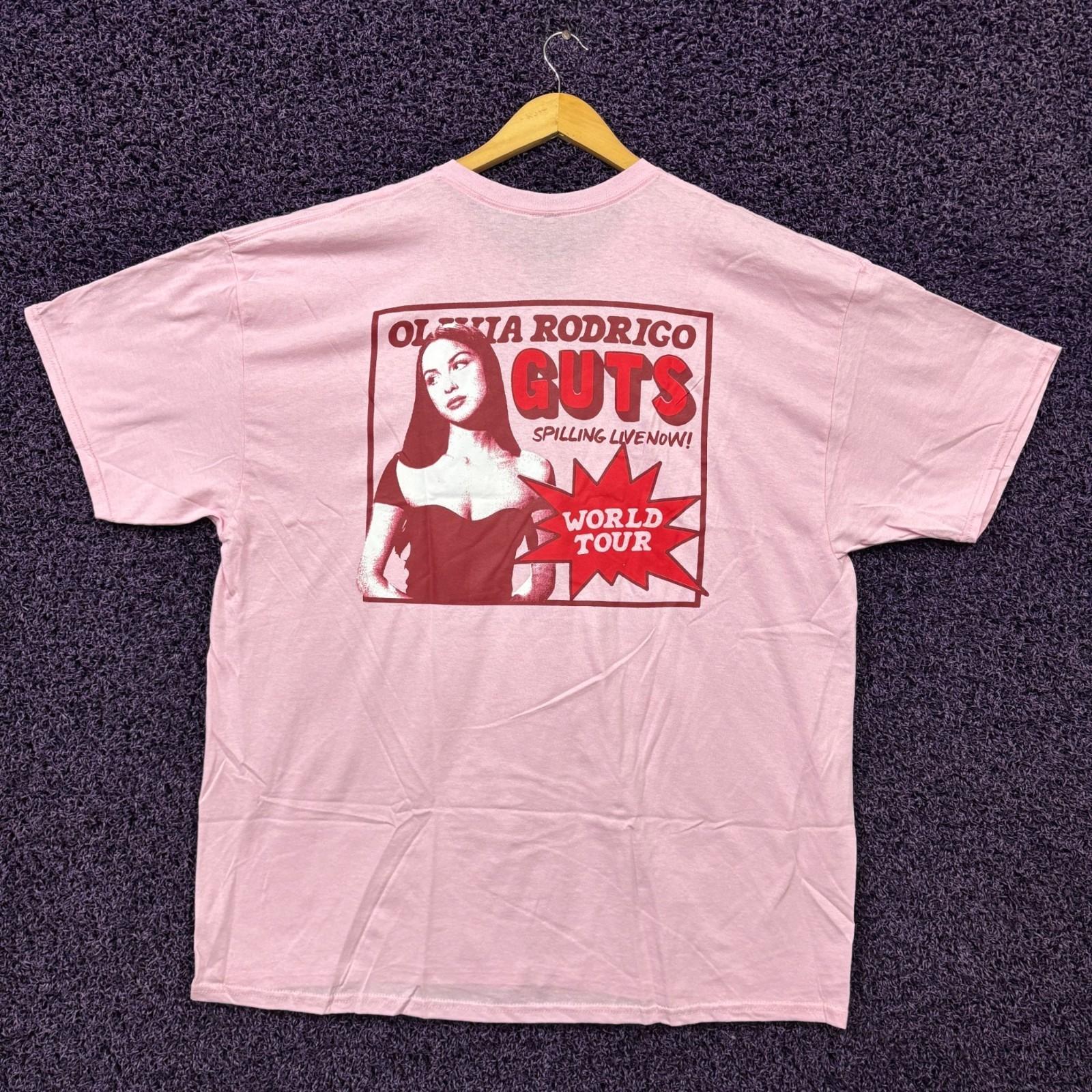 Оливия Родриго Guts World Tour Проливается Прямо Сейчас Футболка XXL XXXL