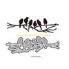 F26C Birds On Branch Metal Cutting Dies Stencil Scrapbooking DIY Album Stamp Paper