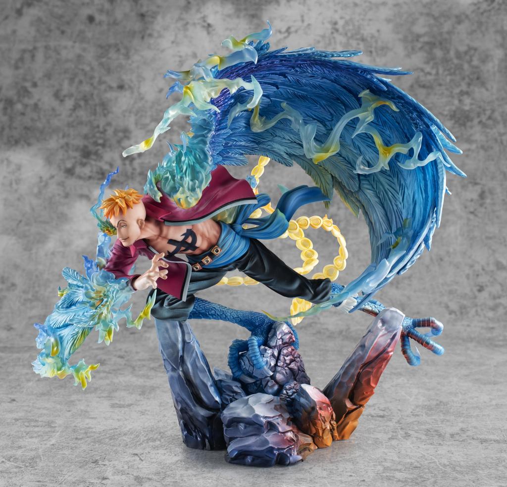 MegaHouse One Piece Phoenix Leader of the 1st Group of the Whitebeard Pirate Portrait Collector Statue - - MAS-Maximum - Pirates,