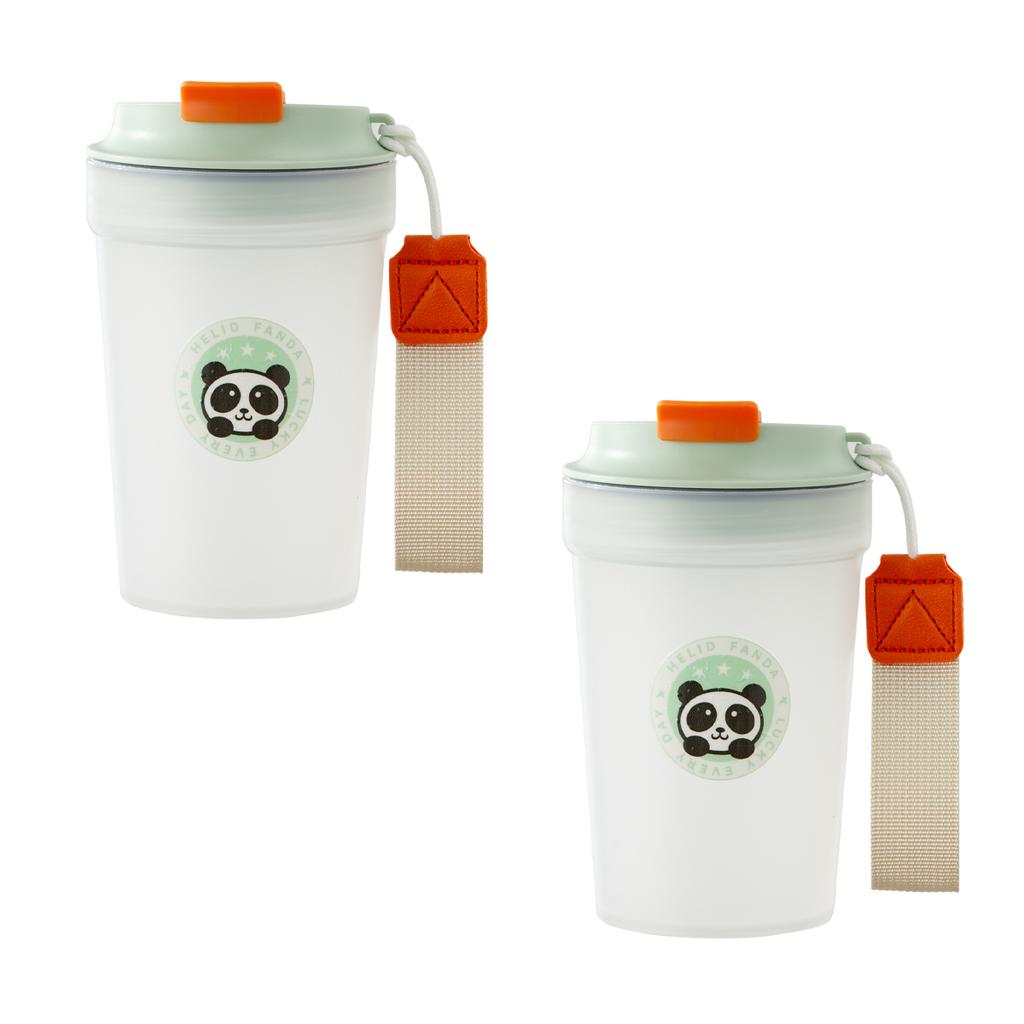 Plastic Coffee Cup With Rope,Sports Portable Drinking Bottle Reusable Water Cup Office Workers Coffee Mug Drinkware