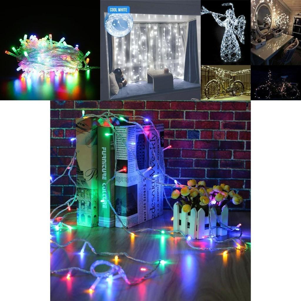 Enchanting 10m 100leds Fairy String Lights Perfect For Christmas Tree Decorations And Festive Atmosphere