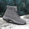 Men's Snow Boots Fashion Casual Shoes Durable Slip-resistant High-top for Outdoor Walking Running Hiking in Autumn And Winter