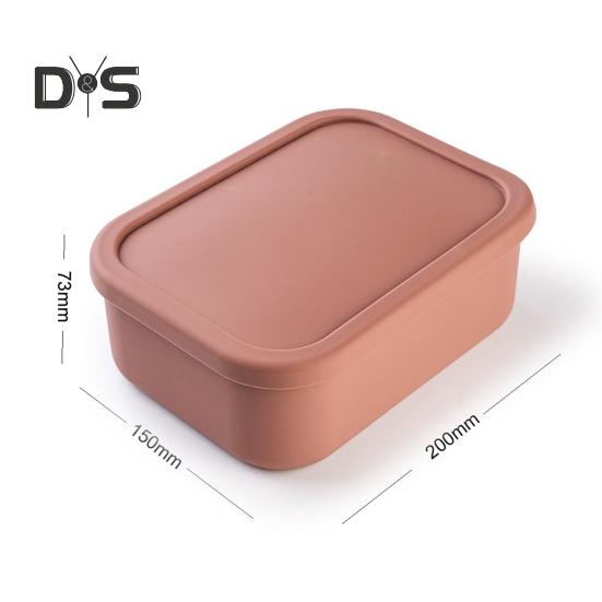 Bento Box Easy To Carry Not Easily Deformed Food Grade Single Layer Multifunctional Lunch Container for Camping