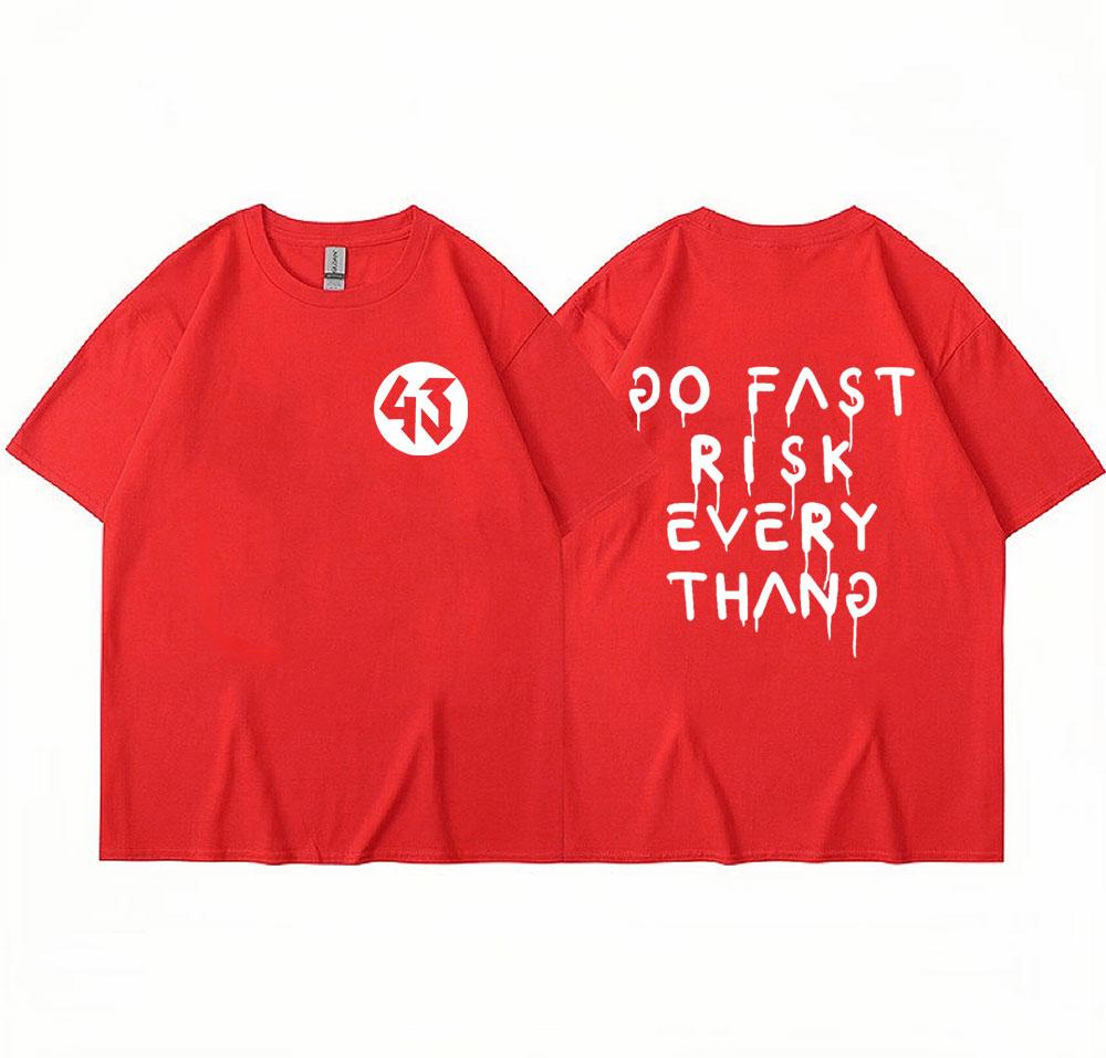 

Мужская футболка с буквенным принтом Ken Block, летняя модная футболка Ken Block 43, футболка в том же стиле, мужская и женская свободная футболка большого размера с коротким рукавом 4XL