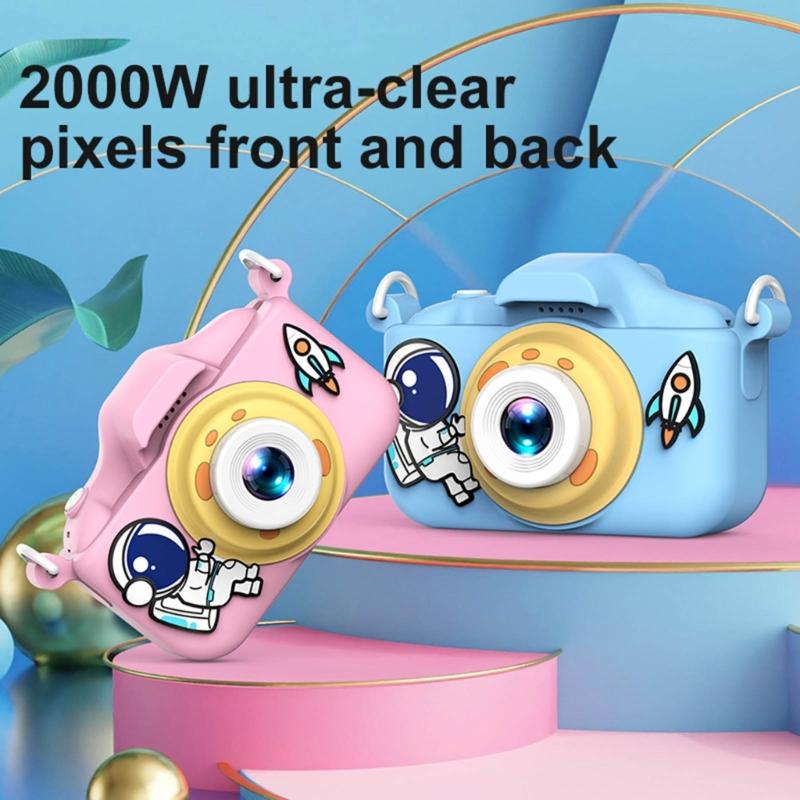 X9 Kid Digital Camera 2000W Pixels 1920x1080P Photos Video Recorder for 3-12 Years Old Girl Boy Built-in 400mA Battery