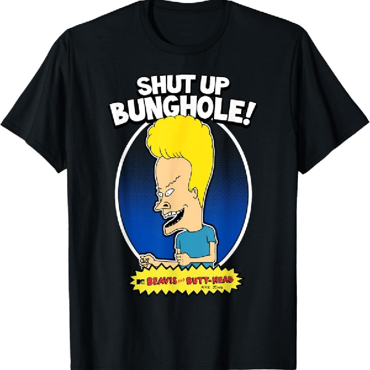 

Beavis and Butt-Head Beavis Shut-Up Bunghole T-Shirt_1 S