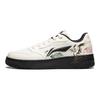 Li Ning Tianji Slip Resistant, Abrasion Resistant, Height Increasing Low top Skateboard Shoes Women's Ecru AGCU272-6(Team181-)