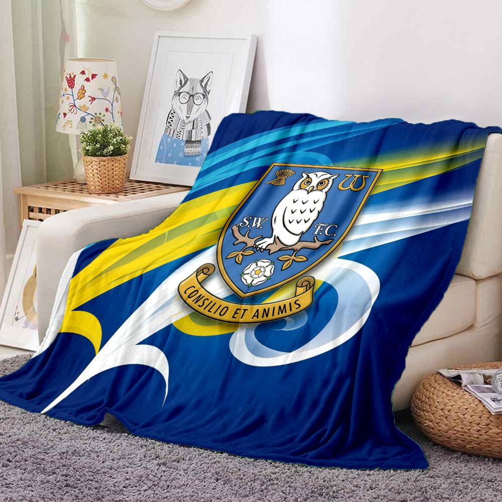 Sheffield Wednesday Flannel Blanket, High quality Comfortable for All Seasons, Home Decor, Warmth and Comfort
