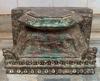 Hand Carved Wooden Shelf Bracket: Distressed Antique Wall Decor