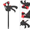 Adjustable Handheld Woodworking Spreader DIY Gadget Tool Ratchet Quick Release Clip Kit 4 inch Mini F Clamp Woodworking Clamp