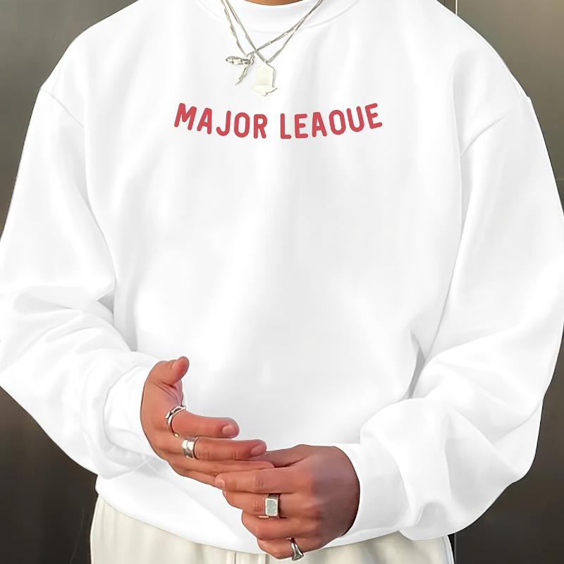 

Men s Lightweight Crew Neck Sweatshirt, Breathable, Spring Autumn Layering Top XXL чёрный