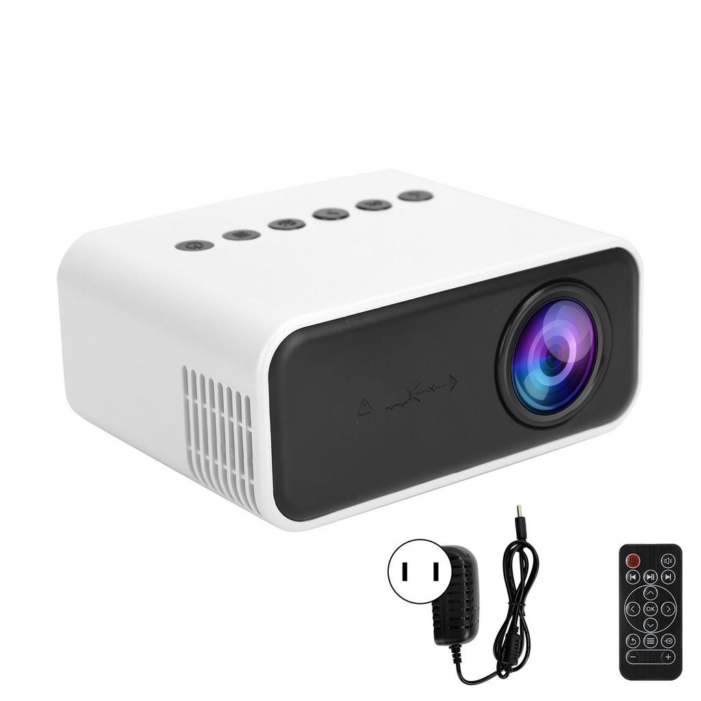 YT500 Mini Projector Portable Movie Projector with Audio and Video USB Memory Card Interfaces 100‑240V