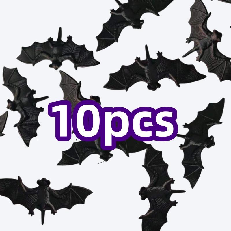 50Pcs Realistic Bugs Funny Toy Fake Cockroach Novelty Insects Halloween Prank Simulation Tricky Disgusting Scary Party Supplies