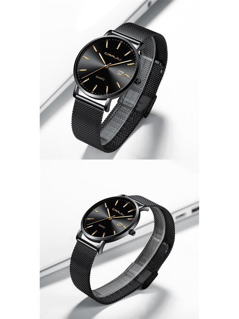 CRRJU 2161 Men's Starry Sky Fashion Watch - Simple Business Design