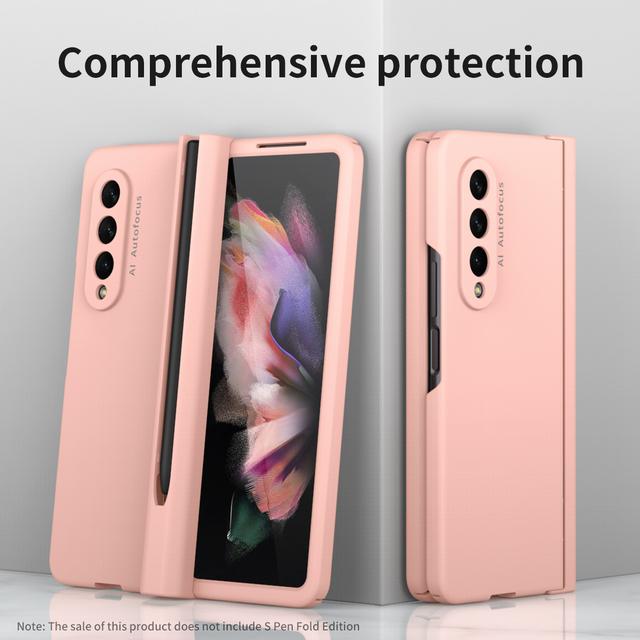 Full Protection Front Screen Protector Film Case For Samsung Galaxy Z Fold 4 Fold3 Fold4 Fold2 Fold 3 2 Zfold3 5g S Pen Cases